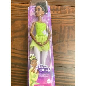Disney Princess Ballerina Tiana New in Box 2022 Frog Film Doll Girl‎ Mattel